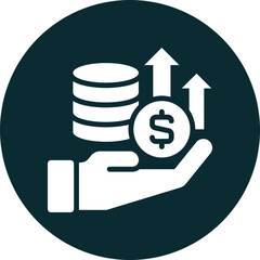 profit icon isolated on white background. vector illustration icon for  business brokerage