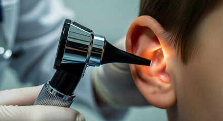 Otoscope Exam Pediatric Ear Detail