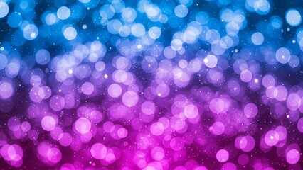 Vibrant bokeh lights creating a magical atmosphere