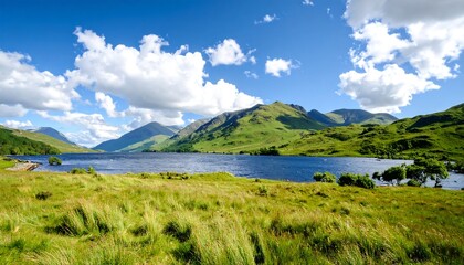 Scenic Highland Lake