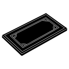 black and white frame