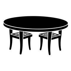 table and chairs