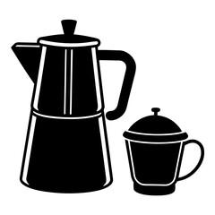 teapot and cup