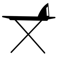 vector illustration of iron table