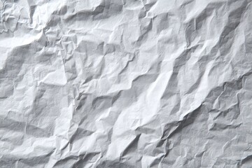 Obraz premium Crinkled white paper texture