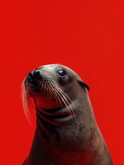 Obraz premium Retrato de uma Foca