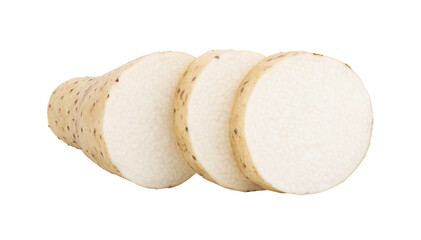 Fresh nagaimo japan isolated on transparent png