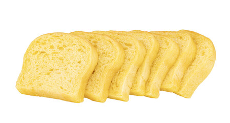 Pumpkin bread isolated on transparent png