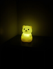 Illuminated Bear Night Light: Soft Glow for Children's Room