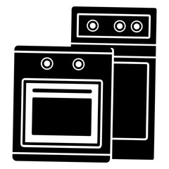 modern kitchen stove