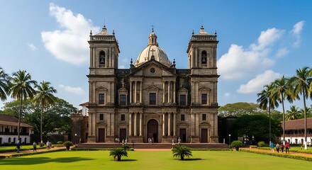 Obraz premium Basilica of Bom Jesus Church Goa India.