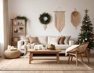 Obraz premium Cozy Christmas living room (3)