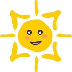 Summer Sun Character