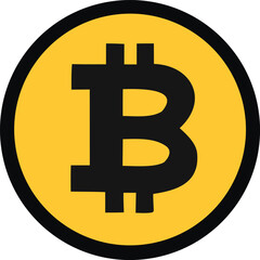 Bitcoin logo symbol cryptocurrency digital currency finance investment technology global exchange blockchain