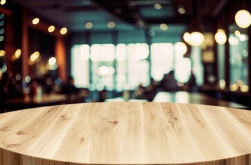 Empty kitchen countertop with a background of  kitchen