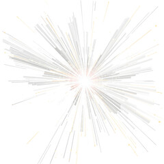 Obraz premium Abstract Exploding Starburst with Faint Colors emanating from a Central Point of Light