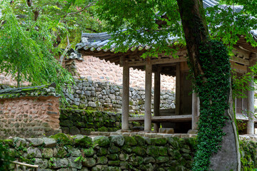 The Traditional Old House Scenery of Korea's Soswaewon. 담양 소쇄원의 여름 풍경