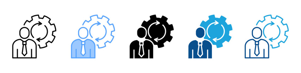 Change Management icon sheet multiple style collection