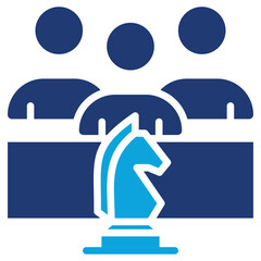 Corporate Strategy Mixed color icon