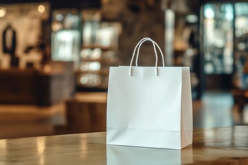 White Shopping Bag