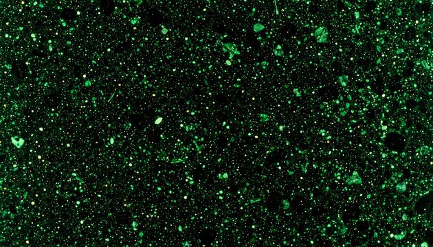 Deep emerald green speckled background