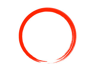 筆書き丸フレーム