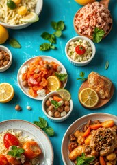 Summer object element set drink, umbrella, cocktail, summer 