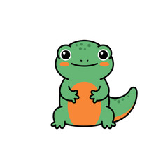 Obraz premium Cute Vector of Frog
