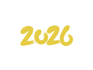 「2026」筆文字