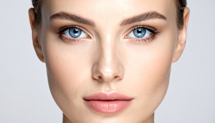 Fototapeta premium Striking blue eyed woman