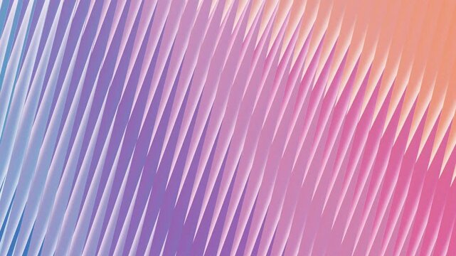 Vibrant gradient background with diagonal striped pattern in shades of purple, pink, orange and blue