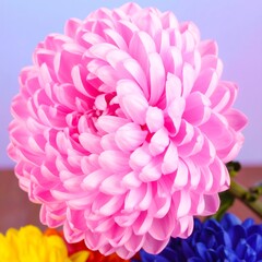 Close-up of a pink chrysanthemum