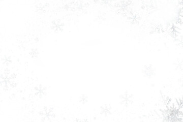 Obraz premium PNG White snowflakes blackboard outdoors nature.