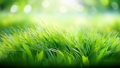 Obraz premium Abstract Green Grass Nature Background