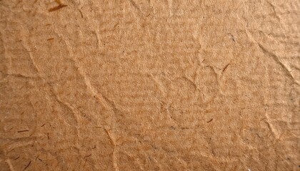 Close Up Macro Of Recycled Brown Paper Texture Background Surface