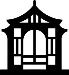 Ornate or Vintage Window Frame Icon