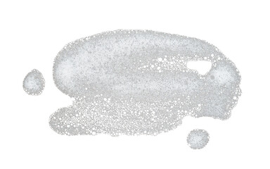 abstract white foam bubble isolated