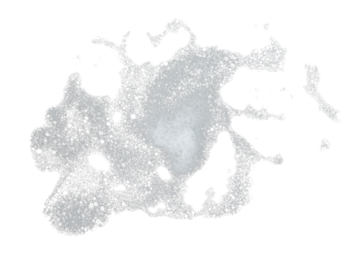 abstract soap foam isolated element