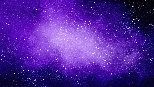 Deep space nebula, vibrant purple and violet hues