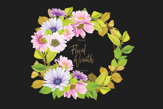 watercolor CHRYSANTHEMUM card set sample