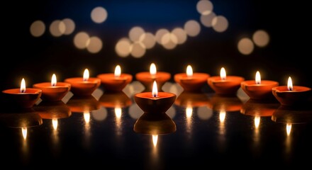 Diwali deepavali festival lights celebration oil lamps hinduism india