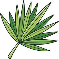 Illustration of Pandan Leaf Fresh Green Tropical Plants 