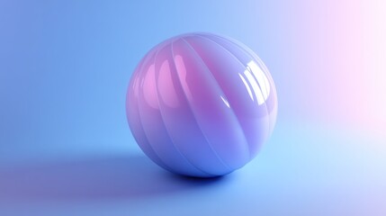 Abstract sphere, pastel colors, studio lighting.  Possible use  product design or background