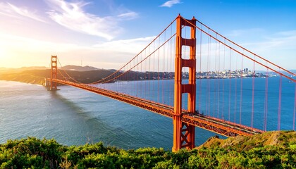 Fototapeta premium Golden Gate Bridge at sunset (1)
