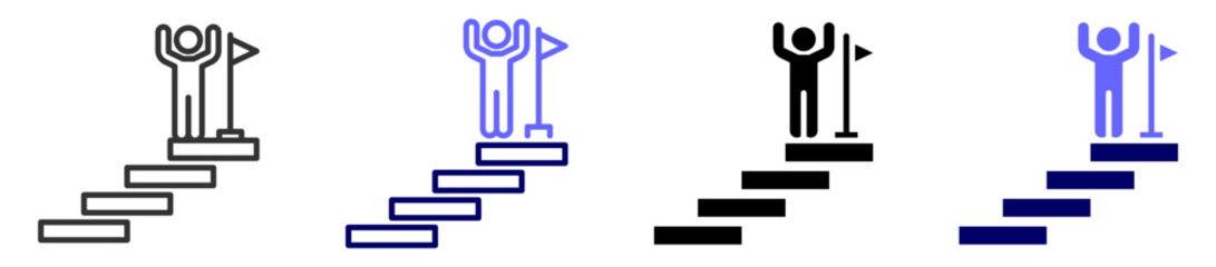 Success Icon set Multiple style 