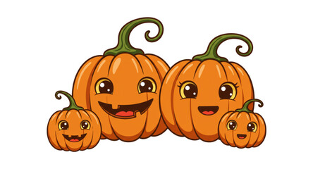 Sweet pumpkin family