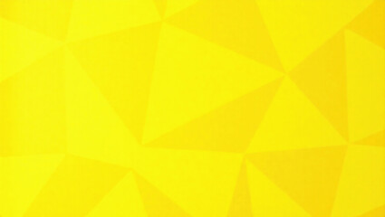 Vibrant Yellow Geometric Triangle Pattern: Modern Abstract Design with Bright Polygonal Textured Artistics