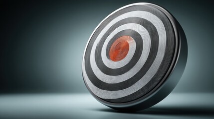 With a bright red center indicating a focused goal in marketing strategies and market node concept development