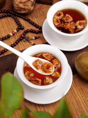 Luo Han Guo Monk Fruit Herbal Tea from Guilin Guangxi China - Traditional Medicine for Coughs and Lung Health