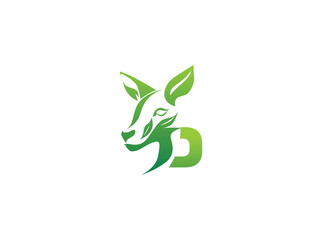 Modern agriculture biotech logo design combining eco-friendly elements with a green leaf and DNA symbol. Abstract emblem representing organic farming, sustainable agriculture, and innovative farm p